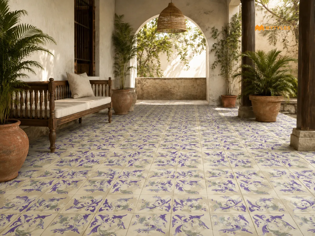 Porcelain Moroccan Floor Tile